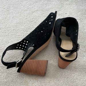 NEW Marc Fisher Berdie Suede Peep Toe Booties